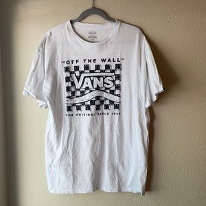Vans Classic Fit Sketch Check Graphic Tee